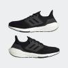 imageadidas Mens Ultraboost 22 Running ShoeBlackBlackWhite