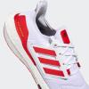 imageadidas Mens Ultraboost 22 Running ShoeCloud WhiteVivid RedBeam Yellow