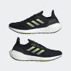 imageadidas Mens Ultraboost 22 Running ShoeCore BlackSolar YellowCloud White