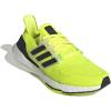 imageadidas Mens Ultraboost 22 Running ShoeFtwr White Core Black Solar Yellow