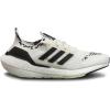 imageadidas Mens Ultraboost 22 Running ShoeNon DyedCore BlackAlmost Lime