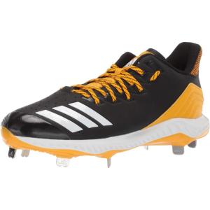 imageadidas Mens Icon Bounce Baseball CleatsBlackWhiteCollegiate Gold
