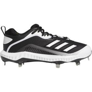 imageadidas Mens Icon Bounce Baseball CleatsBlackWhiteWhite