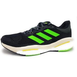 imageadidas Mens Solarglide 5 SneakerBlack White Green