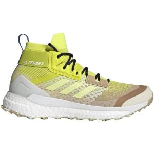 imageadidas Mens Terrex Free Hiker GoreTEX 20 Hiking ShoesBeige TonePulse YellowAcid Yellow