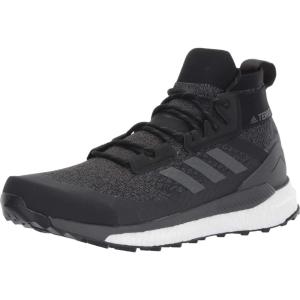 imageadidas Mens Terrex Free Hiker GoreTEX 20 Hiking ShoesBlackGreyOrange
