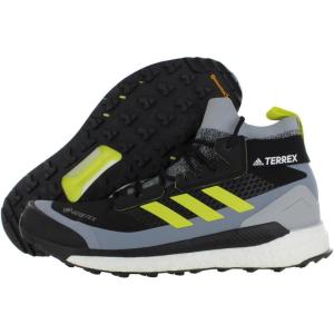 imageadidas Mens Terrex Free Hiker GoreTEX 20 Hiking ShoesHalo SilverAcid Yellowsilver