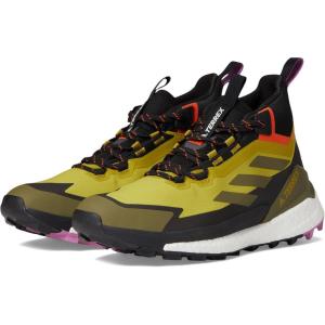 imageadidas Mens Terrex Free Hiker GoreTEX 20 Hiking ShoesPulse OliveFocus OliveImpact Orang