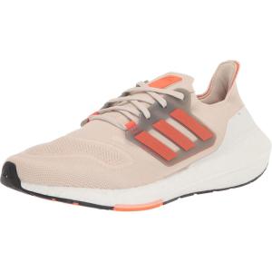 imageadidas Mens Ultraboost 22 Running ShoeAluminaImpact OrangeBlack