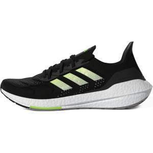 imageadidas Mens Ultraboost 22 Running ShoeCore BlackSolar YellowCloud White