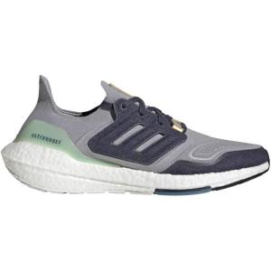 imageadidas Mens Ultraboost 22 Running ShoeHalo SilverShadow NavyLinen Green
