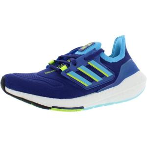 imageadidas Mens Ultraboost 22 Running ShoeLegacy IndigoSky RushSolar Yellow