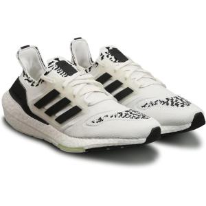 imageadidas Mens Ultraboost 22 Running ShoeNon DyedCore BlackAlmost Lime