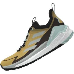 imageadidas Womens Terrex Free Hiker 2 Low GTX Hiking Hiking Sneakers Shoes  YellowPreloved YellowWonder SilverSemi Flash Aqua