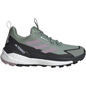 imageadidas Womens Terrex Free Hiker 2 Low GTX Hiking Hiking Sneakers Shoes  YellowSilver GreenPreloved FigCarbon