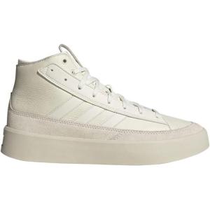 imageadidas Znsored Hi Prem Leather ShoesMid NonFootball UnisexAdultOff WhiteOff WhiteWonder Beige