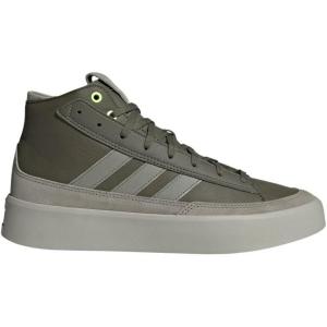 imageadidas Znsored Hi Prem Leather ShoesMid NonFootball UnisexAdultOlive StrataSilver PebblePulse Limegreen