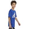 imageadidas Boys Plus Size Short Sleeve Aeroready Performance Logo Tee TShirtTeam Royal Blue