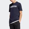 imageadidas Mens Essentials Single Jersey Linear Embroidered Logo TInkWhite