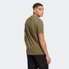 imageadidas Mens Essentials Single Jersey Linear Embroidered Logo TOlive Strata