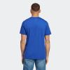 imageadidas Mens Essentials Single Jersey Linear Embroidered Logo TSemi Lucid Blue