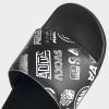 imageadidas Unisex Adult Adilette Comfort SlideBlackBlackWhite