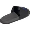 imageadidas Unisex Adult Adilette Comfort SlideBlackLucid BlueCharcoal