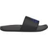 imageadidas Unisex Adult Adilette Comfort SlideBlackLucid BlueCharcoal
