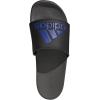 imageadidas Unisex Adult Adilette Comfort SlideBlackLucid BlueCharcoal