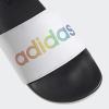 imageadidas Unisex Adult Adilette Comfort SlideBlackWhiteMulticolor