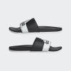 imageadidas Unisex Adult Adilette Comfort SlideBlackWhiteWhite