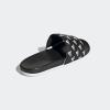 imageadidas Unisex Adult Adilette Comfort SlideCore BlackWhiteWhite