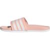imageadidas Unisex Adult Adilette Comfort SlideVapour PinkWhiteWhite