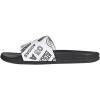 imageadidas Unisex Adult Adilette Comfort SlideWhiteBlackBlack