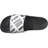 imageadidas Unisex Adult Adilette Comfort SlideWhiteBlackBlack