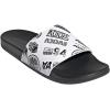 imageadidas Unisex Adult Adilette Comfort SlideWhiteBlackBlack