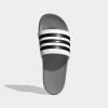 imageadidas Unisex Adult Adilette Comfort SlideWhiteBlackGrey