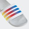imageadidas Unisex Adult Adilette Comfort SlideWhiteGlory BlueWhite