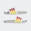 imageadidas Unisex Adult Adilette Comfort SlideWhiteGlory BlueWhite