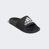 imageadidas UnisexAdult Adilette SlidesCore BlackFootwear WhiteCore Black