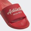 imageadidas UnisexAdult Adilette SlidesVivid RedWonder WhiteVivid Red