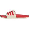 imageadidas UnisexAdult Adilette SlidesWonder WhiteVivid RedGold Metallic