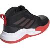 imageadidas UnisexChild Own The Game Wide Basketball ShoesCore BlackActive RedWhite