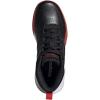 imageadidas UnisexChild Own The Game Wide Basketball ShoesCore BlackActive RedWhite