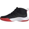 imageadidas UnisexChild Own The Game Wide Basketball ShoesCore BlackActive RedWhite