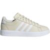 imageadidas Womens Grand Court 20 Tennis ShoeAluminaCloud WhiteGold Metallic