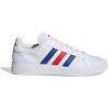 imageadidas Womens Grand Court 20 Tennis ShoeFtwwht Royblu Vivred