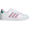 imageadidas Womens Grand Court 20 Tennis ShoeWhiteBliss PinkCourt Green