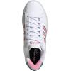 imageadidas Womens Grand Court 20 Tennis ShoeWhiteBliss PinkCourt Green
