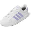 imageadidas Womens Grand Court 20 Tennis ShoeWhiteBlue Spark MetBlue Spark
